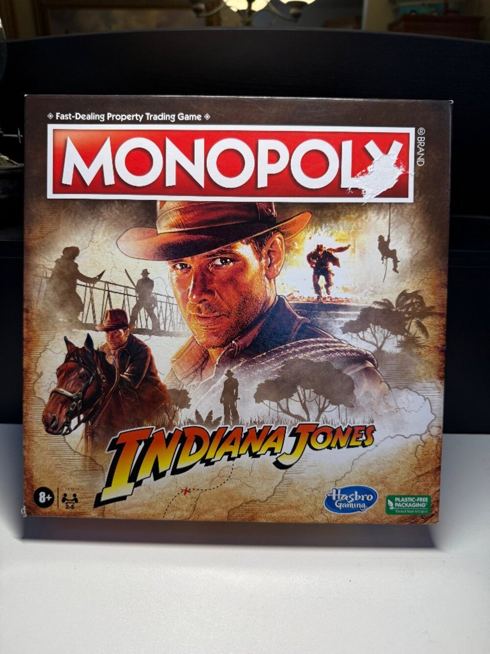 Indiana Jones Monopoly Game Open Box Complete